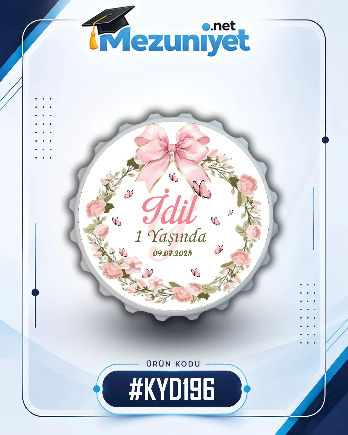 Kız Yeni Doğan Magnetleri - KYD196 - Mezuniyet.Net
