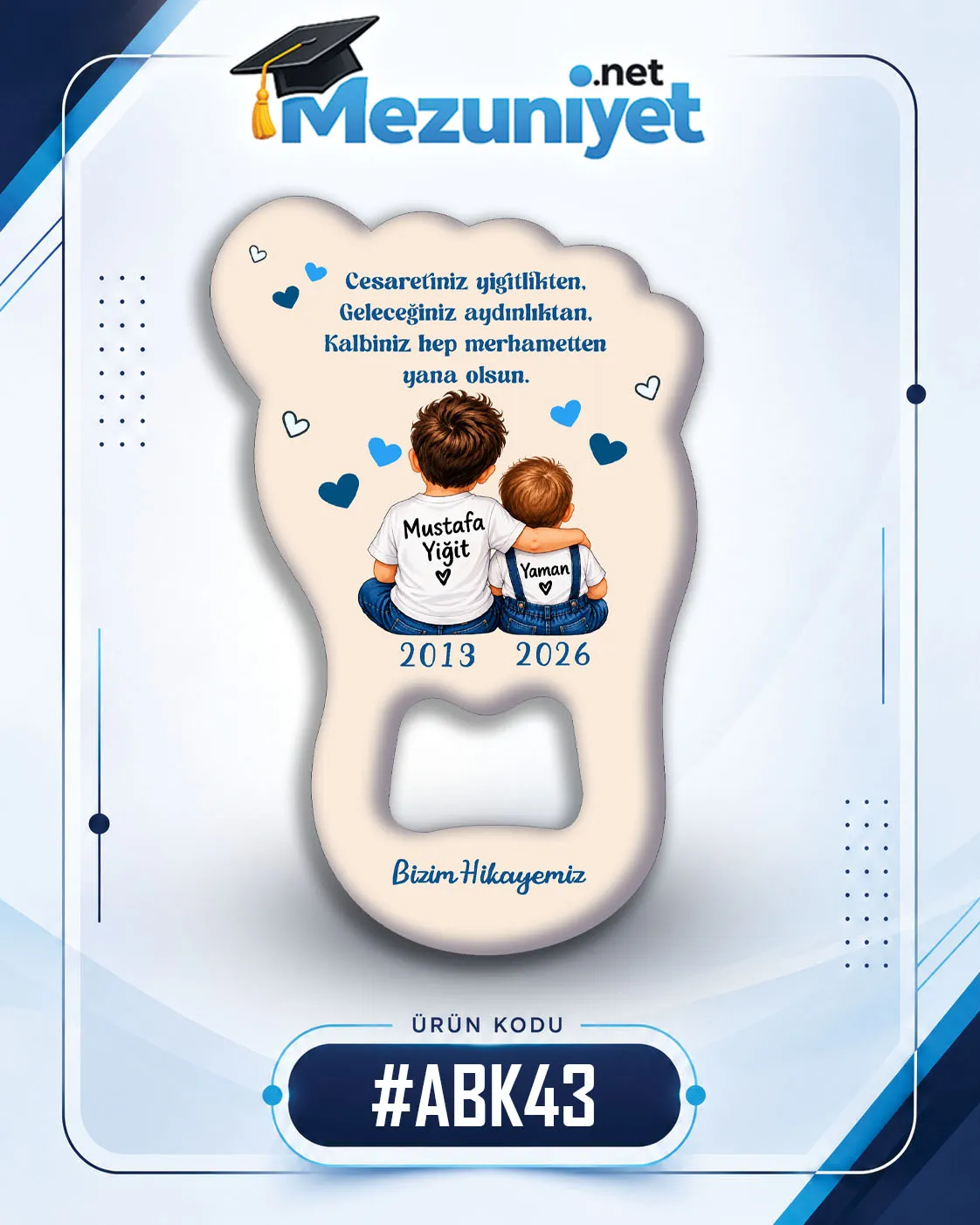 2 - 3 Kardeş Magnetleri - ABK43 - Mezuniyet.Net