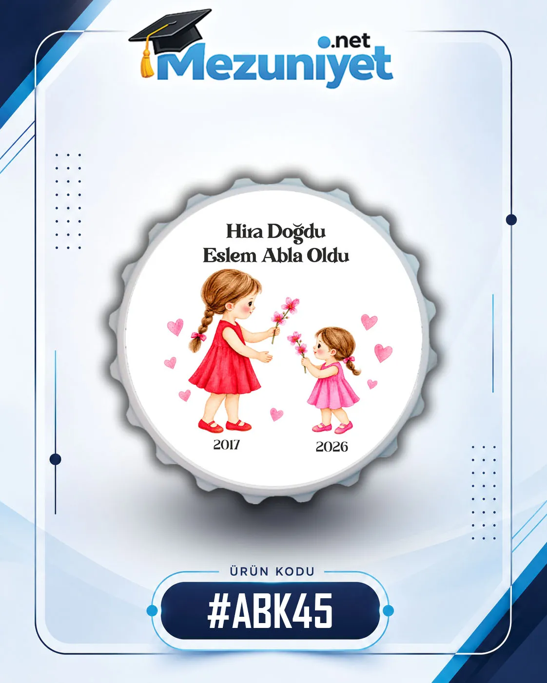 2 - 3 Kardeş Magnetleri - ABK45 - Mezuniyet.Net