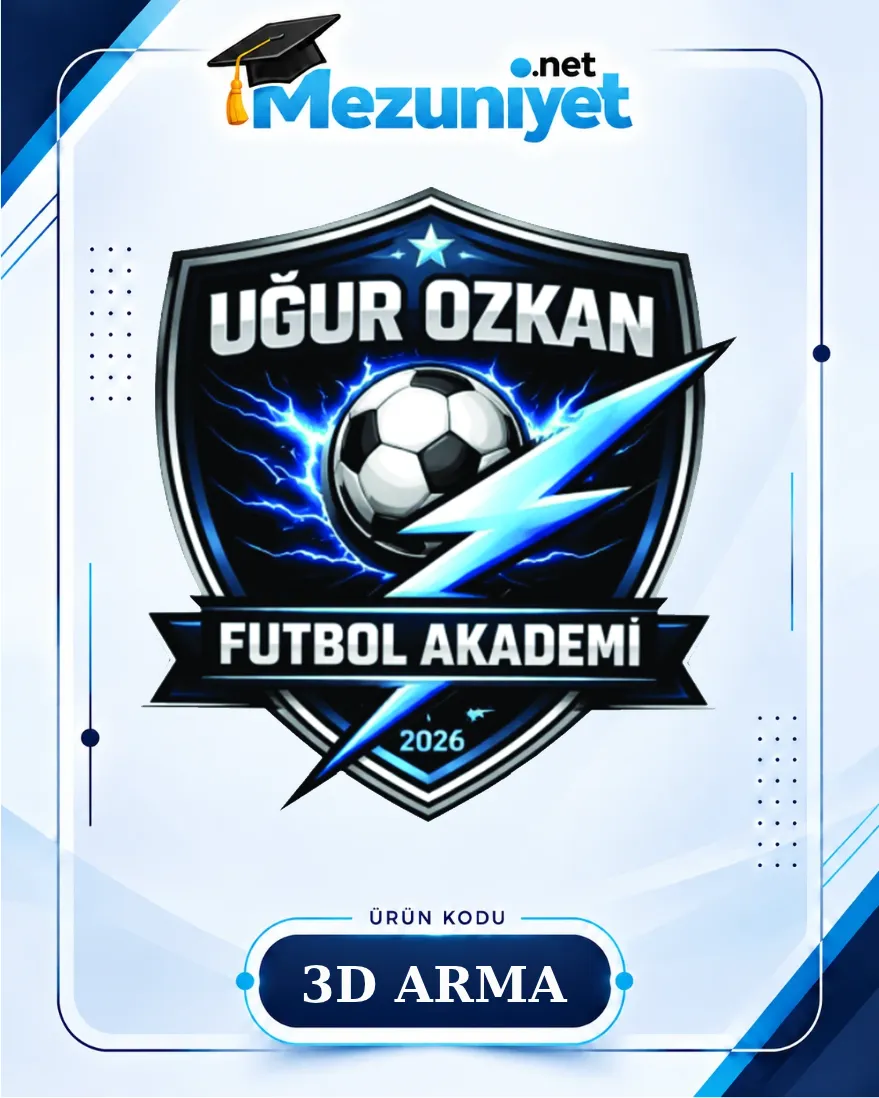 3D Özel Kabartmalı Arma - Mezuniyet.Net