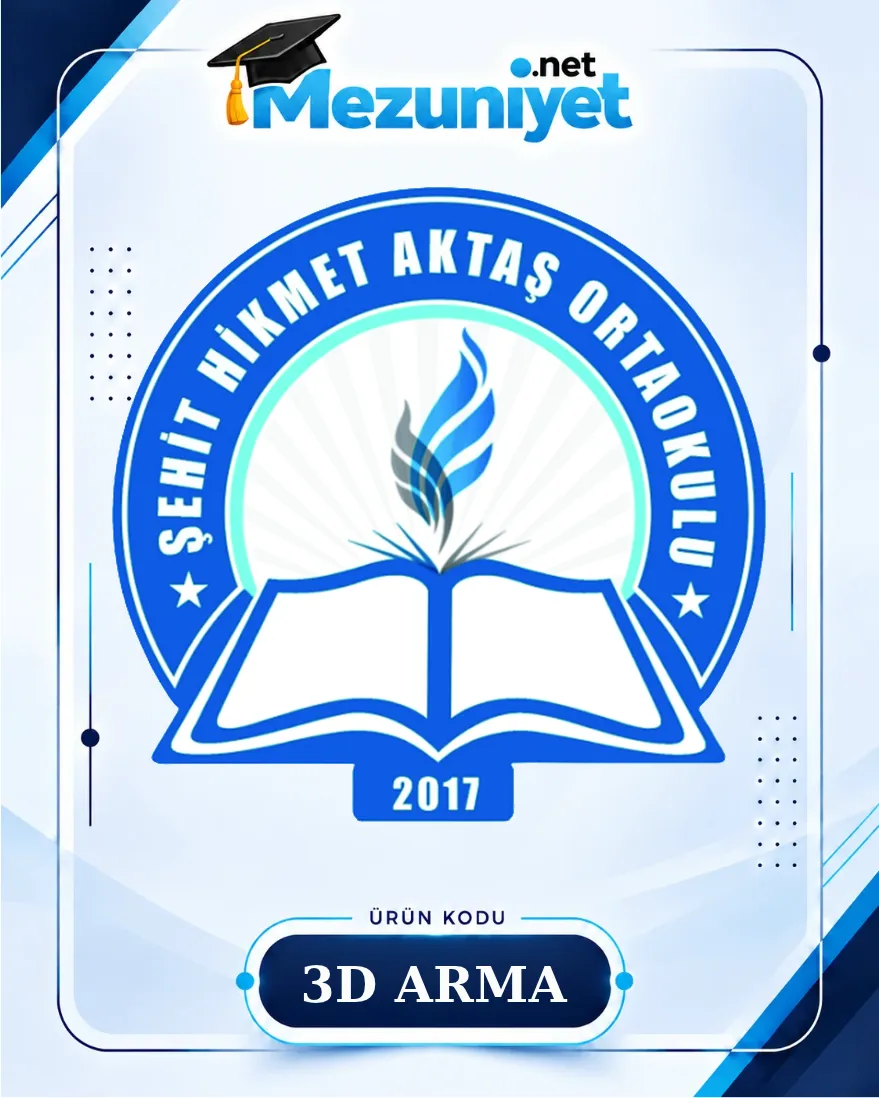 3D Özel Kabartmalı Arma - Mezuniyet.Net