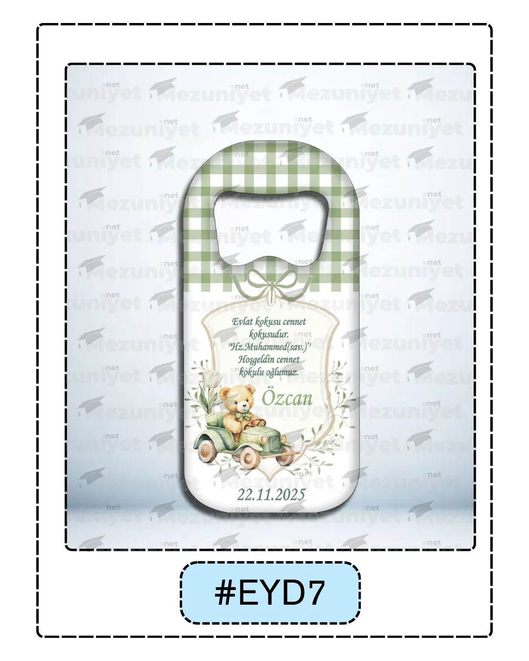 Erkek Yeni Doğan Magnetleri - EYD7 - Mezuniyet.Net