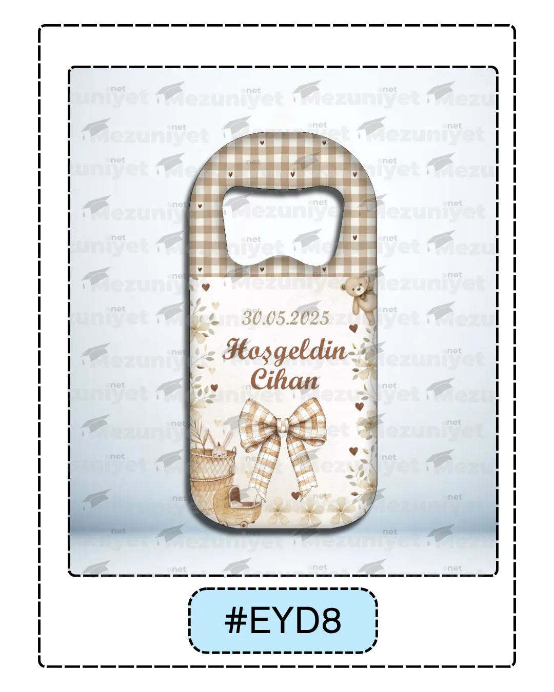 Erkek Yeni Doğan Magnetleri - EYD8 - Mezuniyet.Net