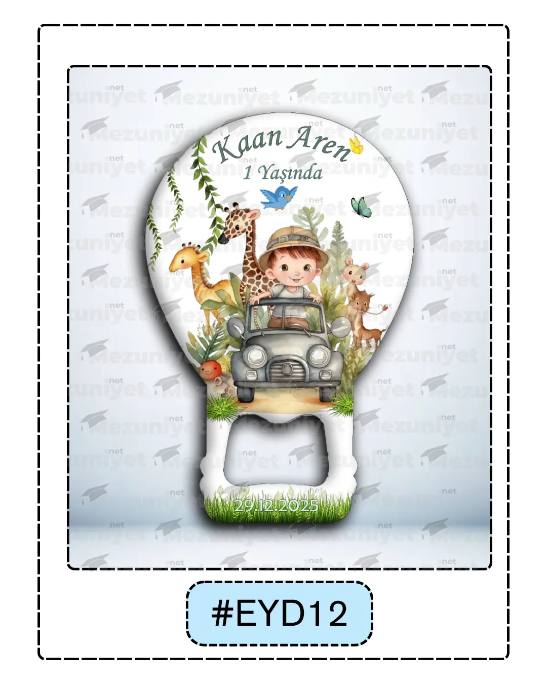 Erkek Yeni Doğan Magnetleri - EYD12 - Mezuniyet.Net