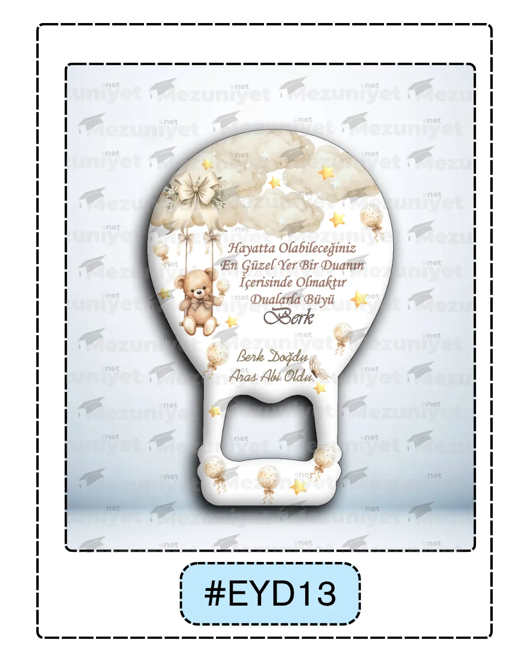 Erkek Yeni Doğan Magnetleri - EYD13 - Mezuniyet.Net