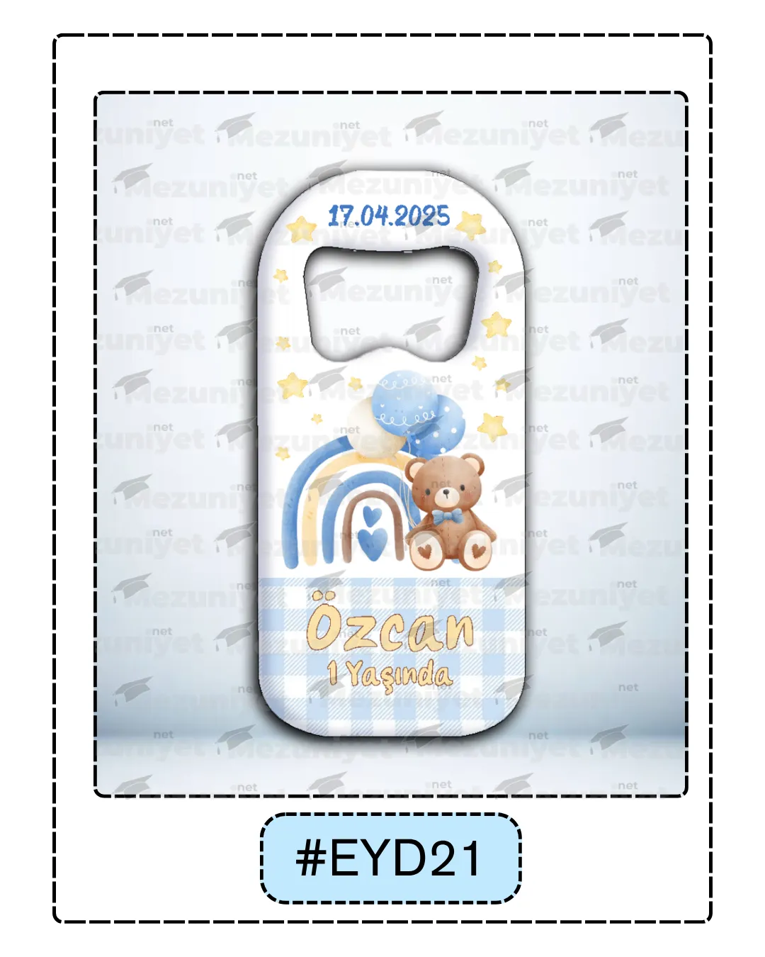 Erkek Yeni Doğan Magnetleri - EYD21 - Mezuniyet.Net