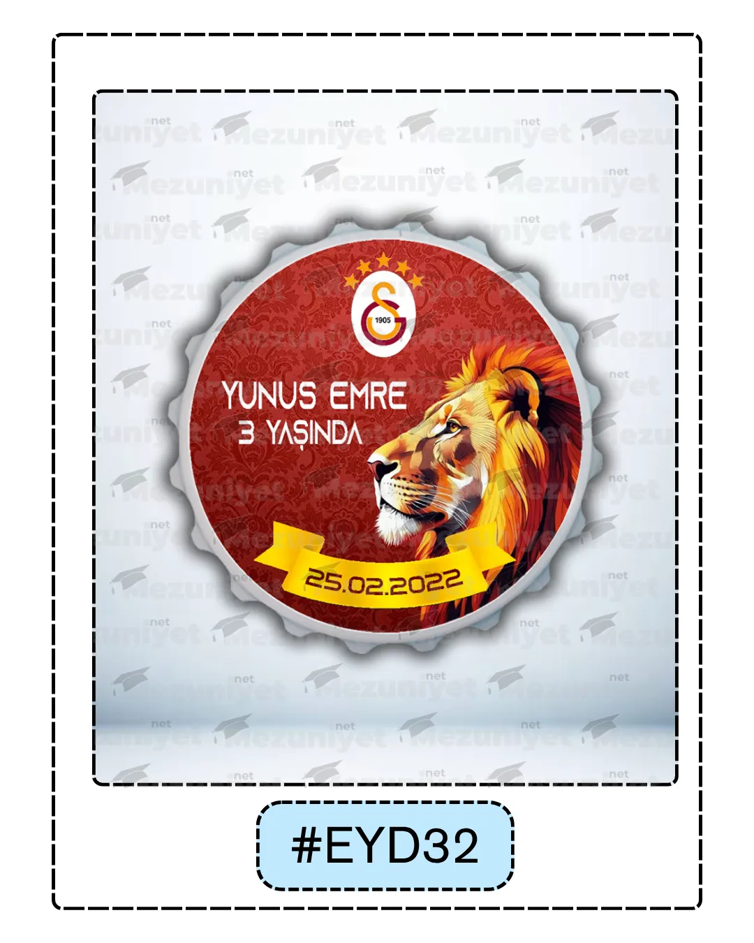 Erkek Yeni Doğan Magnetleri - EYD32 - Mezuniyet.Net