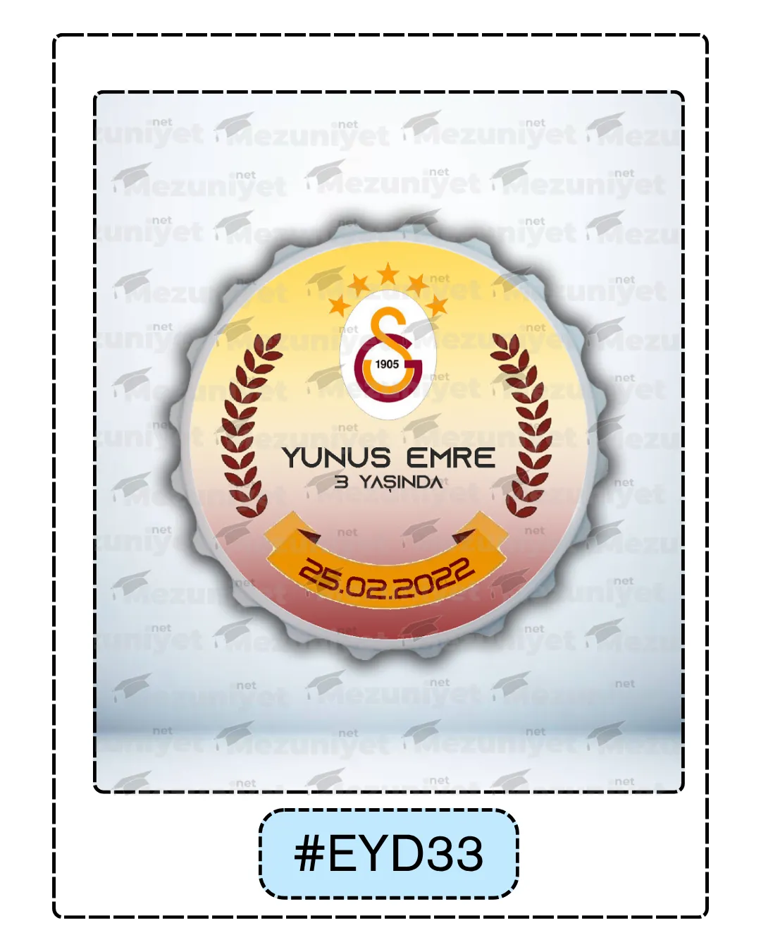Erkek Yeni Doğan Magnetleri - EYD33 - Mezuniyet.Net