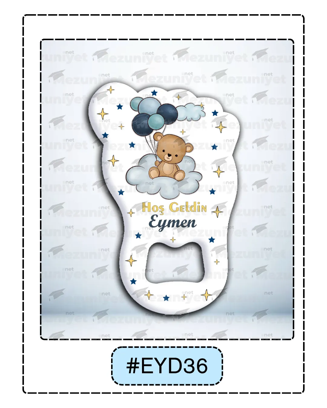 Erkek Yeni Doğan Magnetleri - EYD36 - Mezuniyet.Net