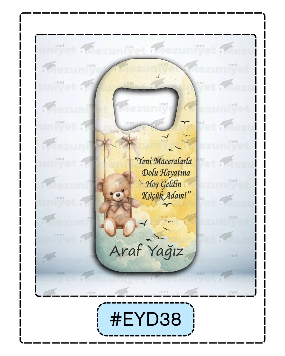 Erkek Yeni Doğan Magnetleri - EYD38 - Mezuniyet.Net