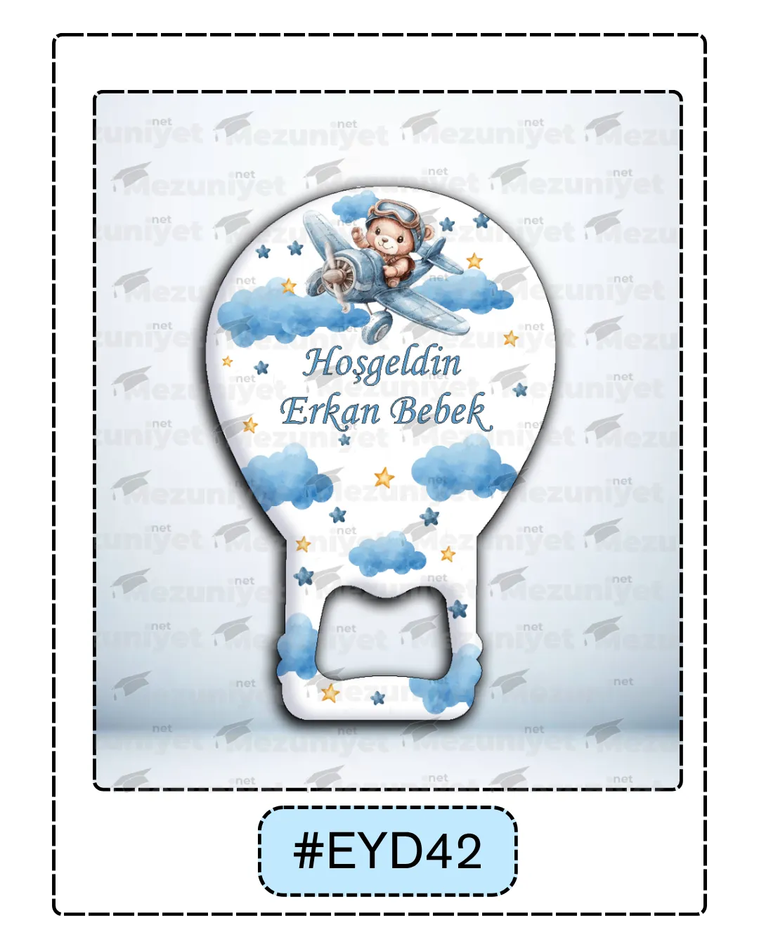 Erkek Yeni Doğan Magnetleri - EYD42 - Mezuniyet.Net