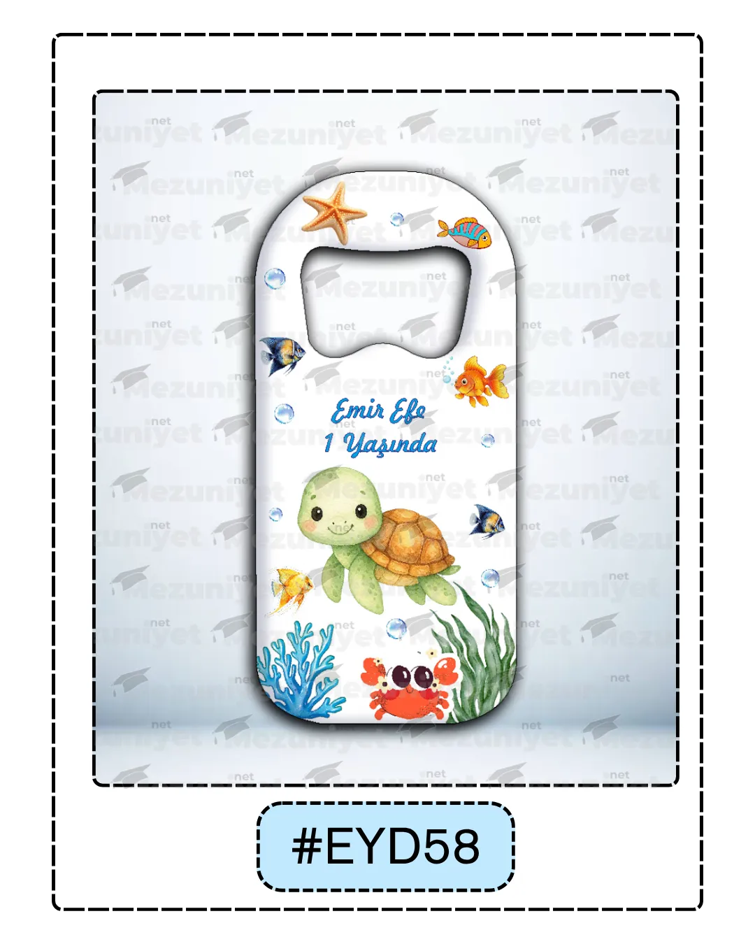 Erkek Yeni Doğan Magnetleri - EYD58 - Mezuniyet.Net