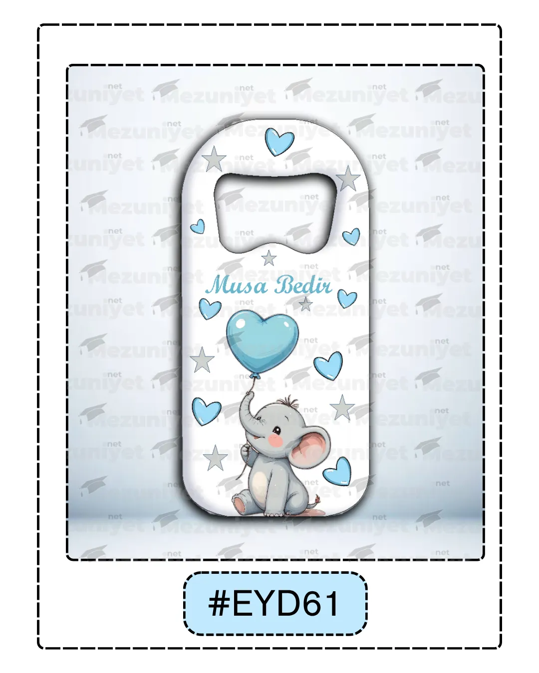 Erkek Yeni Doğan Magnetleri - EYD61 - Mezuniyet.Net