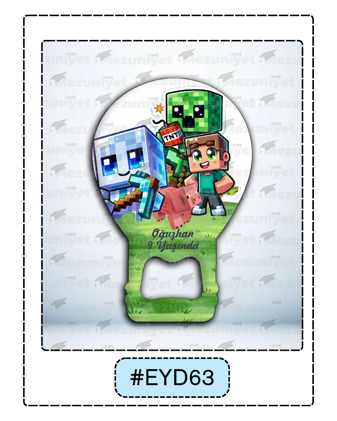 Erkek Yeni Doğan Magnetleri - EYD63 - Mezuniyet.Net
