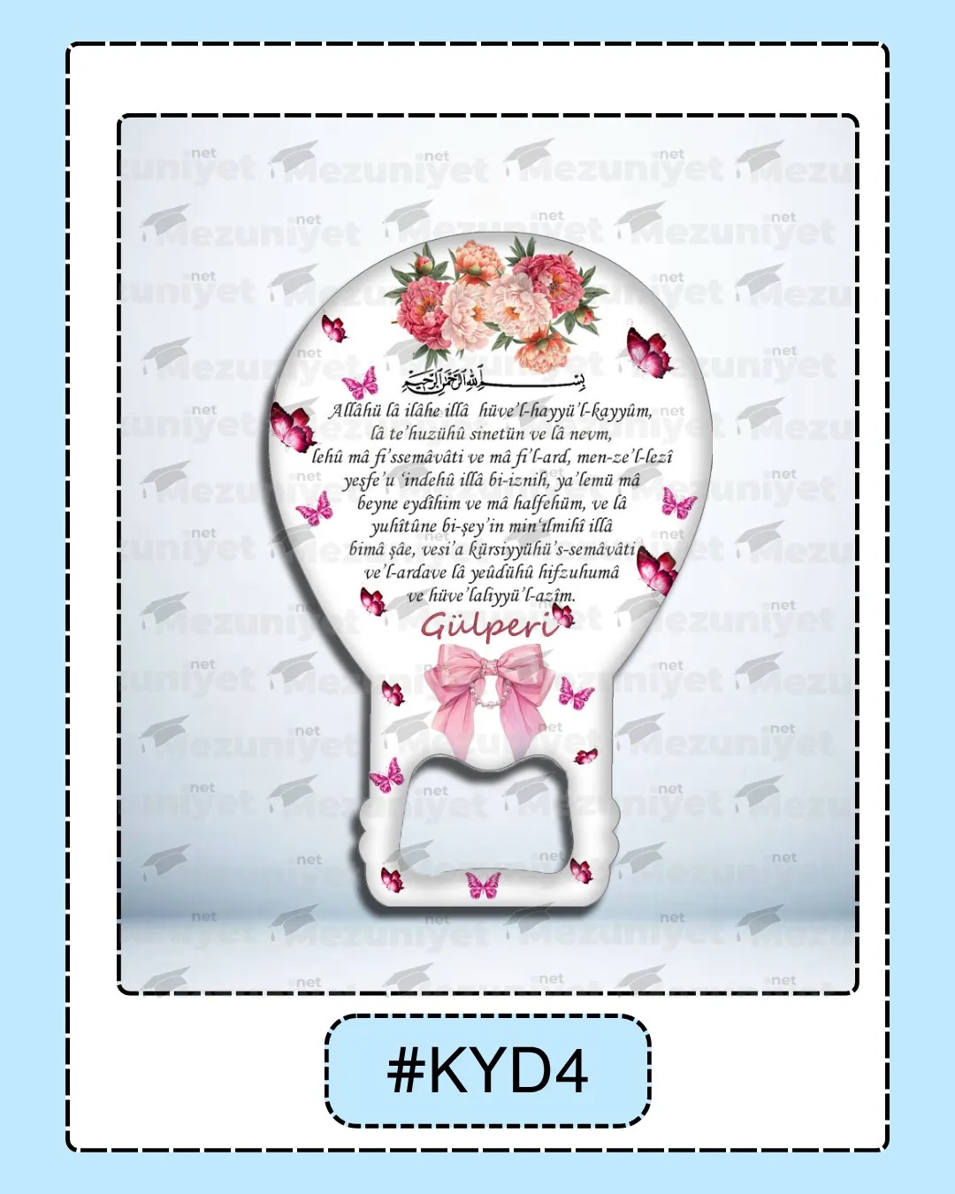 Kız Yeni Doğan Magnet Modeli - KYD04 - Mezuniyet.Net
