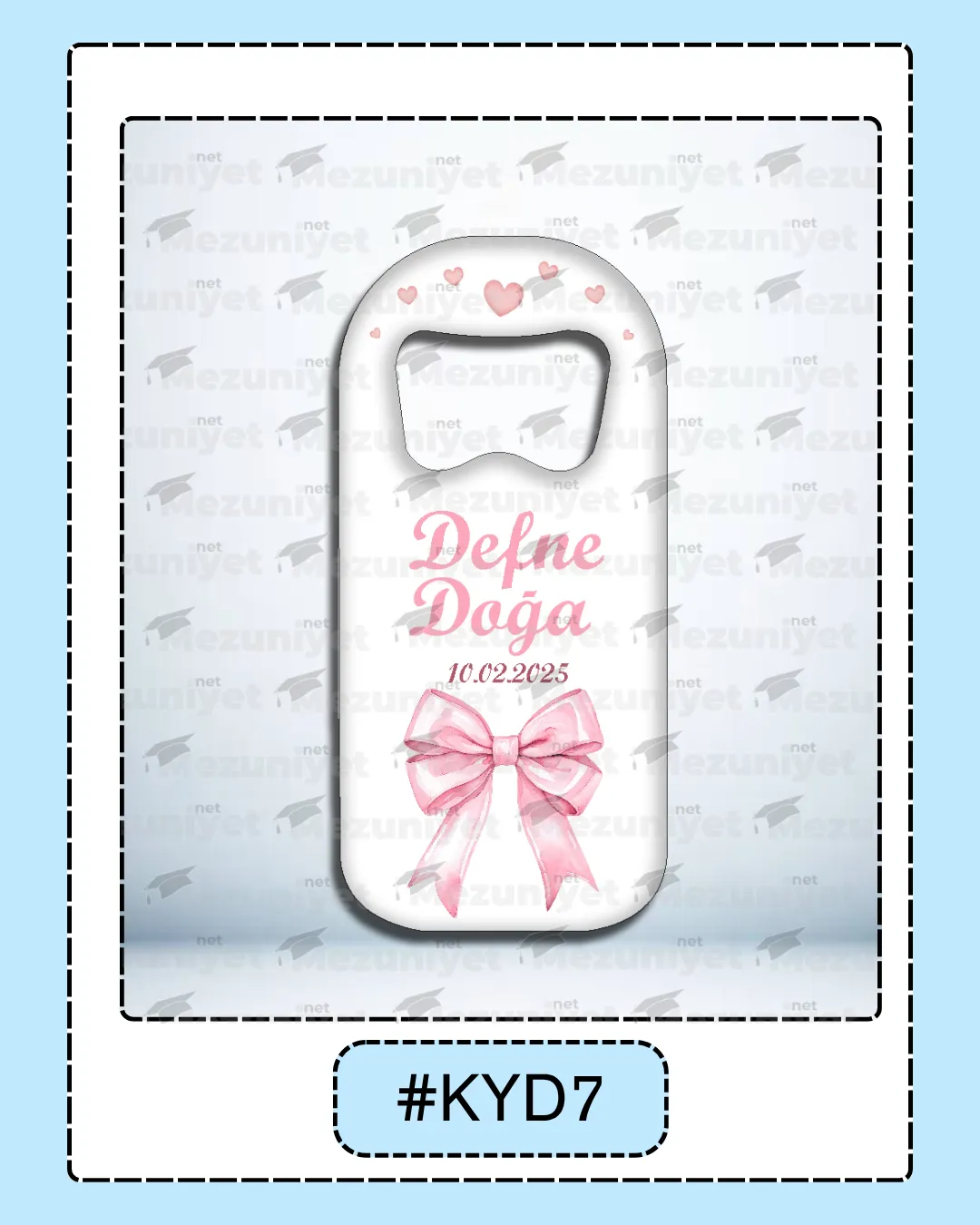 Kız Yeni Doğan Magnet Modeli - KYD07 - Mezuniyet.Net
