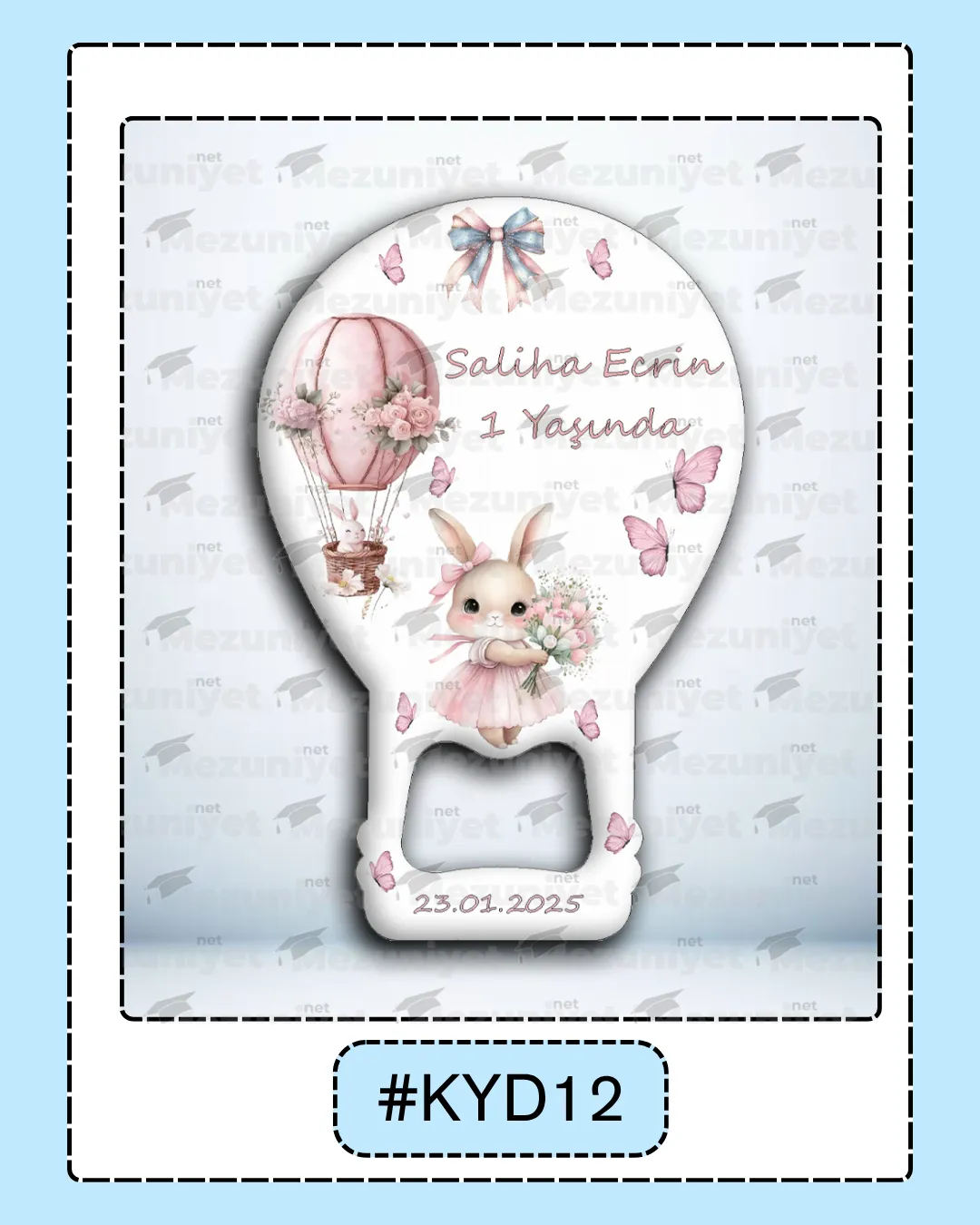 Kız Yeni Doğan Magnet Modeli - KYD12 - Mezuniyet.Net