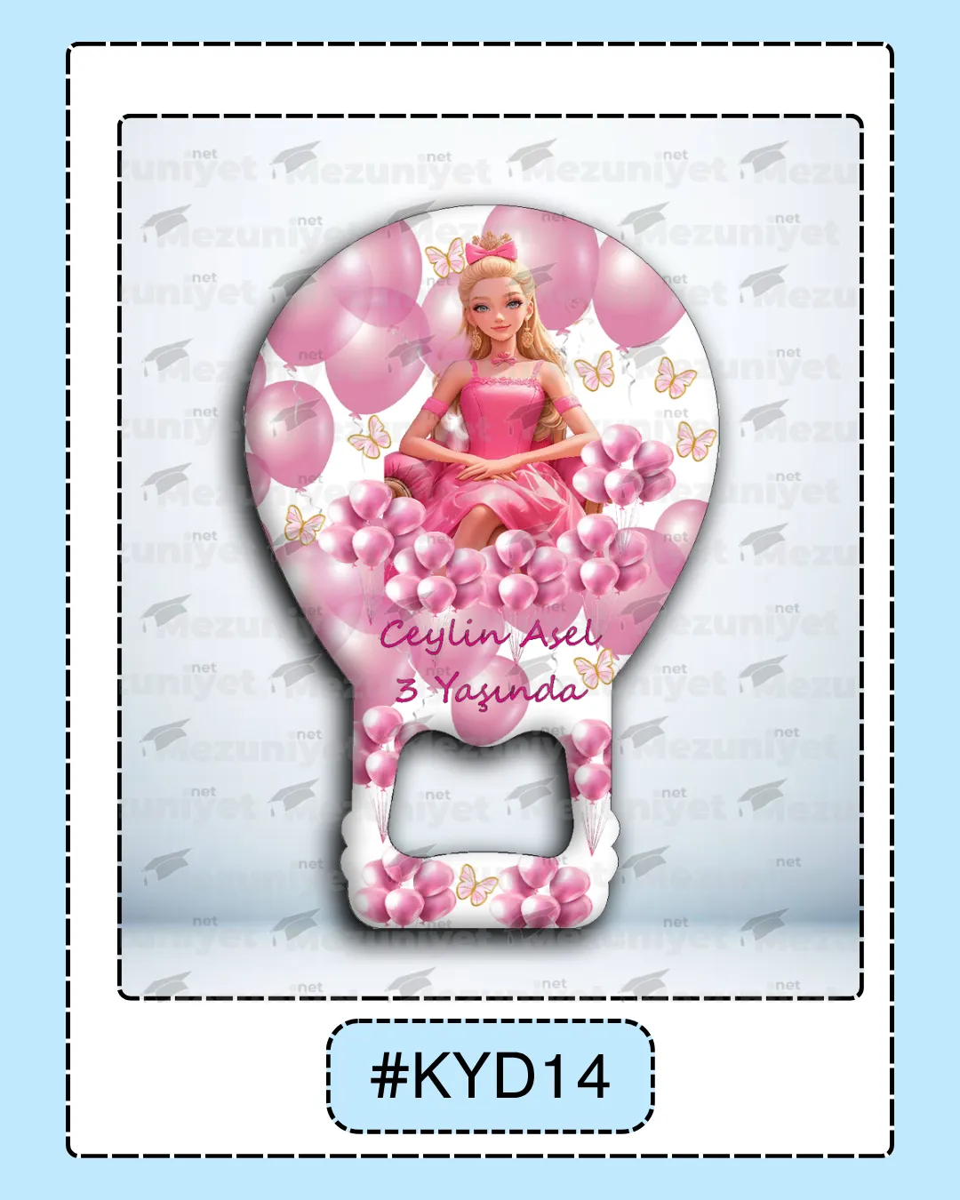 Kız Yeni Doğan Magnet Modeli - KYD14 - Mezuniyet.Net