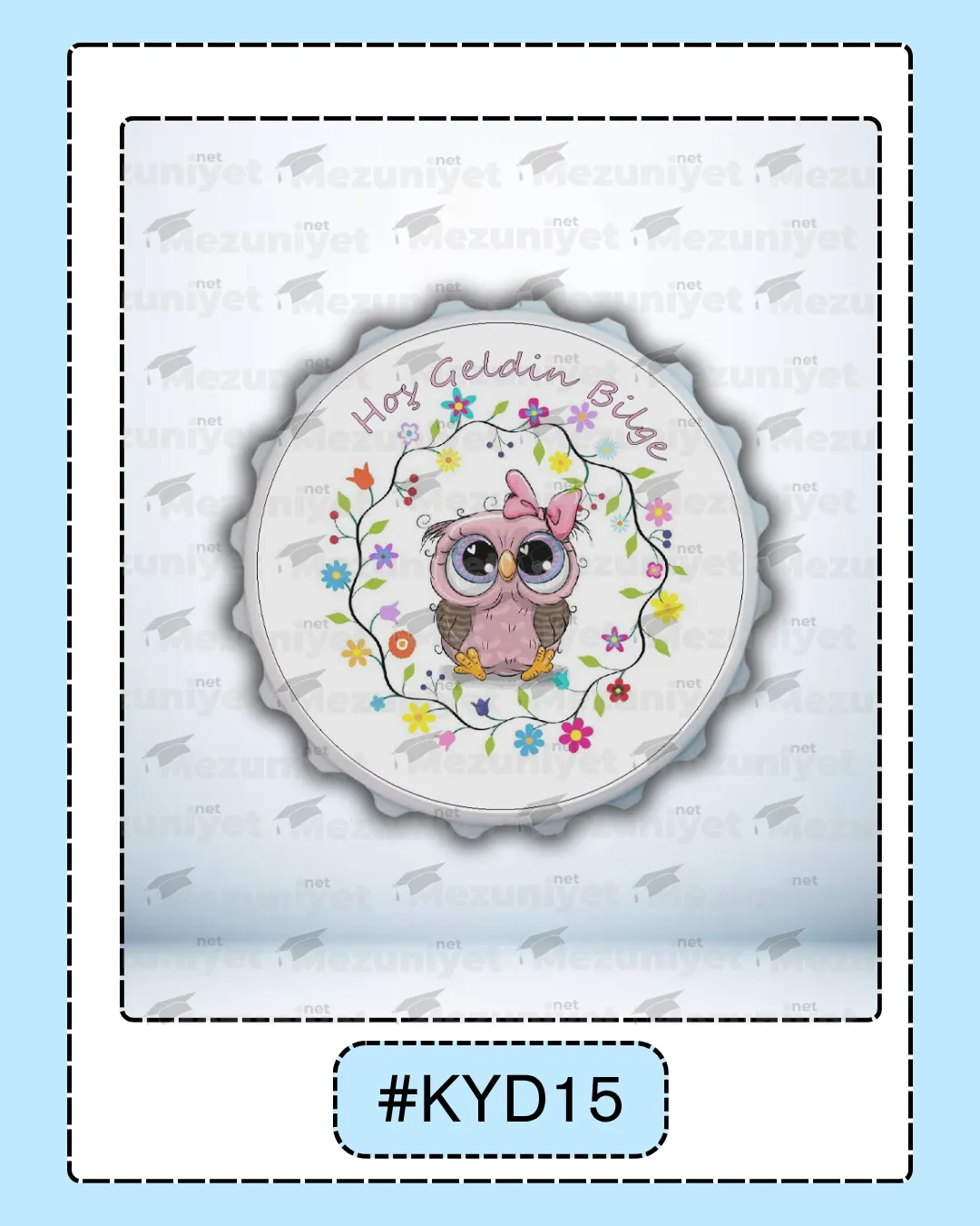 Kız Yeni Doğan Magnet Modeli - KYD15 - Mezuniyet.Net