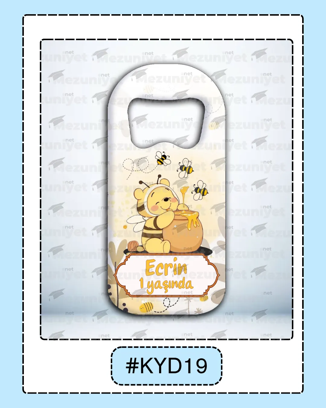 Kız Yeni Doğan Magnet Modeli - KYD19 - Mezuniyet.Net