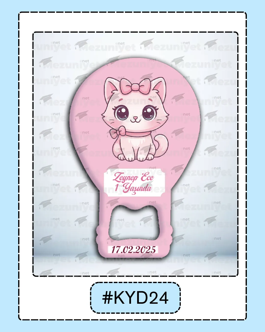 Kız Yeni Doğan Magnet Modeli - KYD24 - Mezuniyet.Net