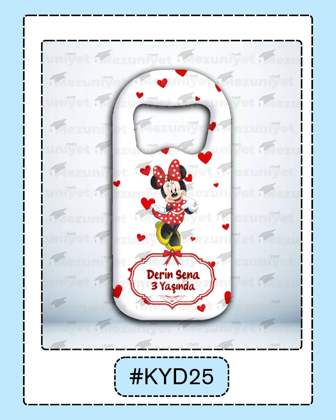 Kız Yeni Doğan Magnet Modeli - KYD25 - Mezuniyet.Net