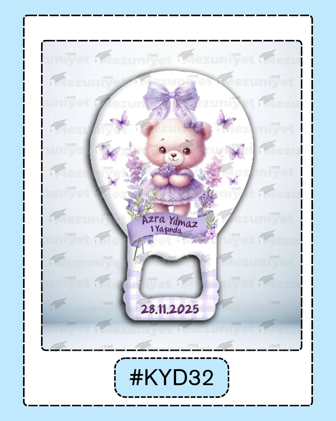Kız Yeni Doğan Magnet Modeli - KYD32 - Mezuniyet.Net
