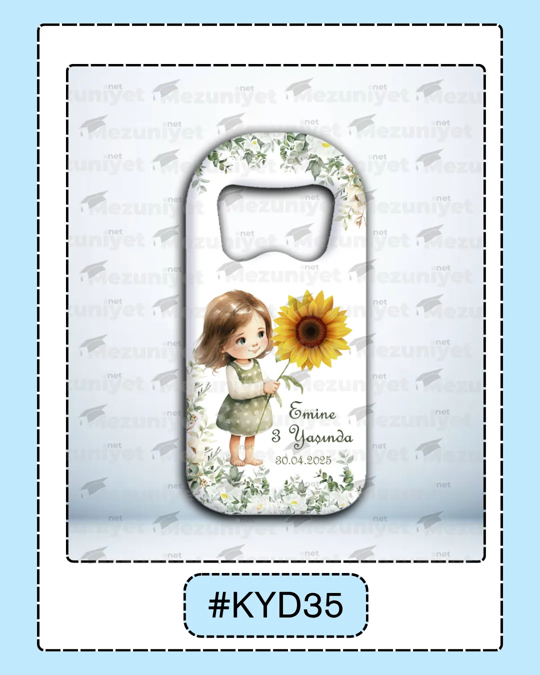 Kız Yeni Doğan Magnet Modeli - KYD35 - Mezuniyet.Net