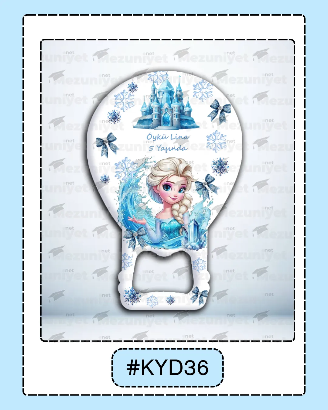 Kız Yeni Doğan Magnet Modeli - KYD36 - Mezuniyet.Net