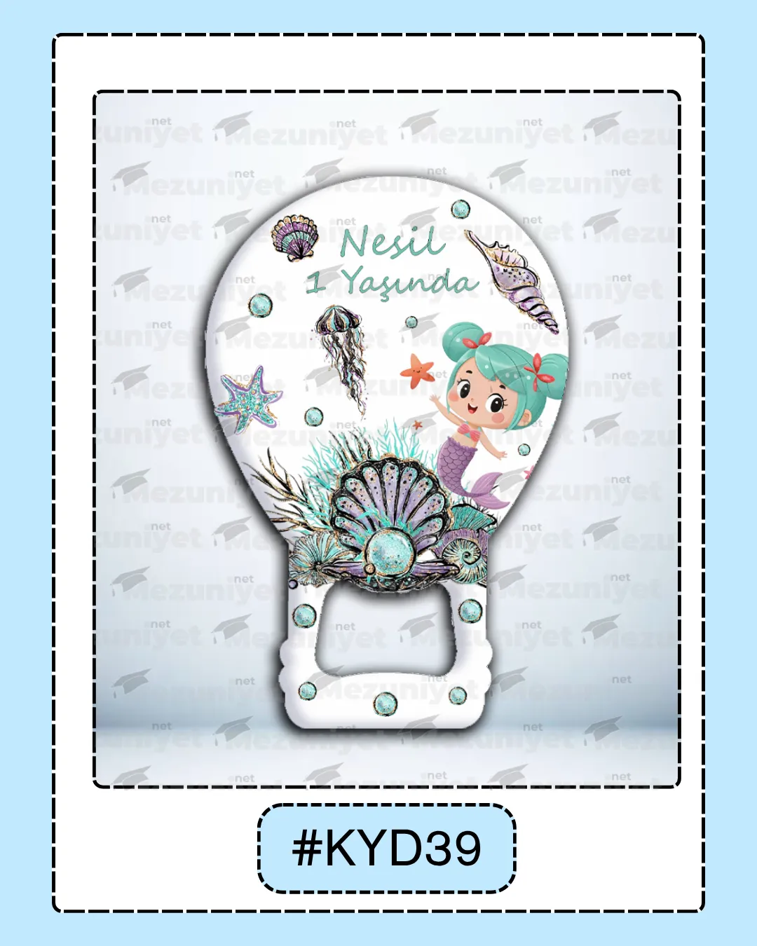Kız Yeni Doğan Magnet Modeli - KYD39 - Mezuniyet.Net