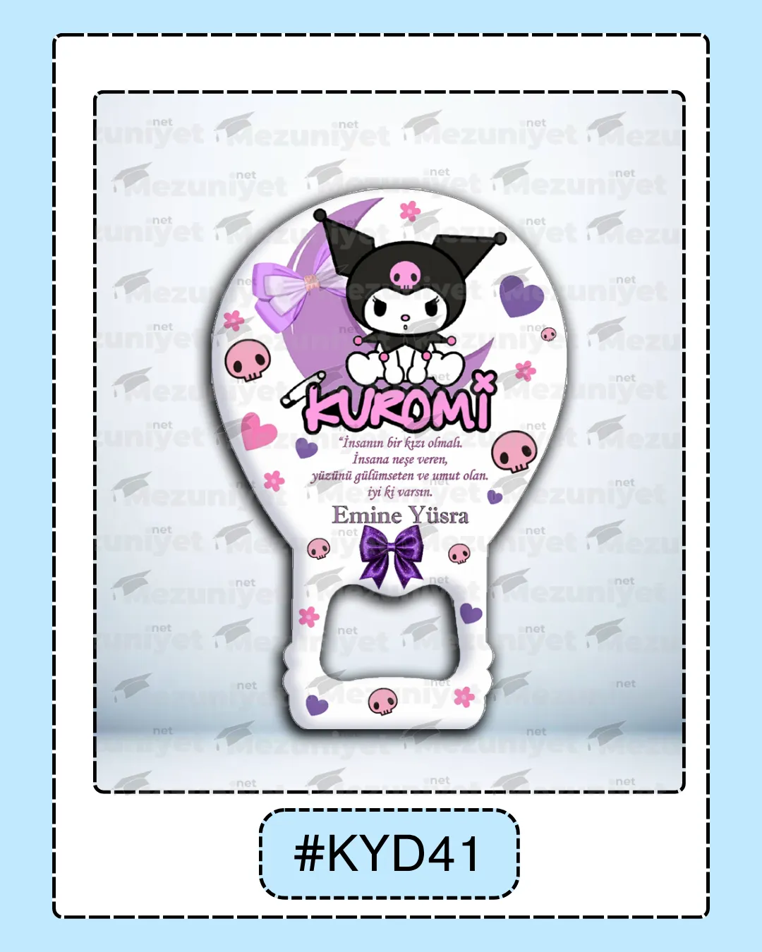 Kız Yeni Doğan Magnet Modeli - KYD41 - Mezuniyet.Net