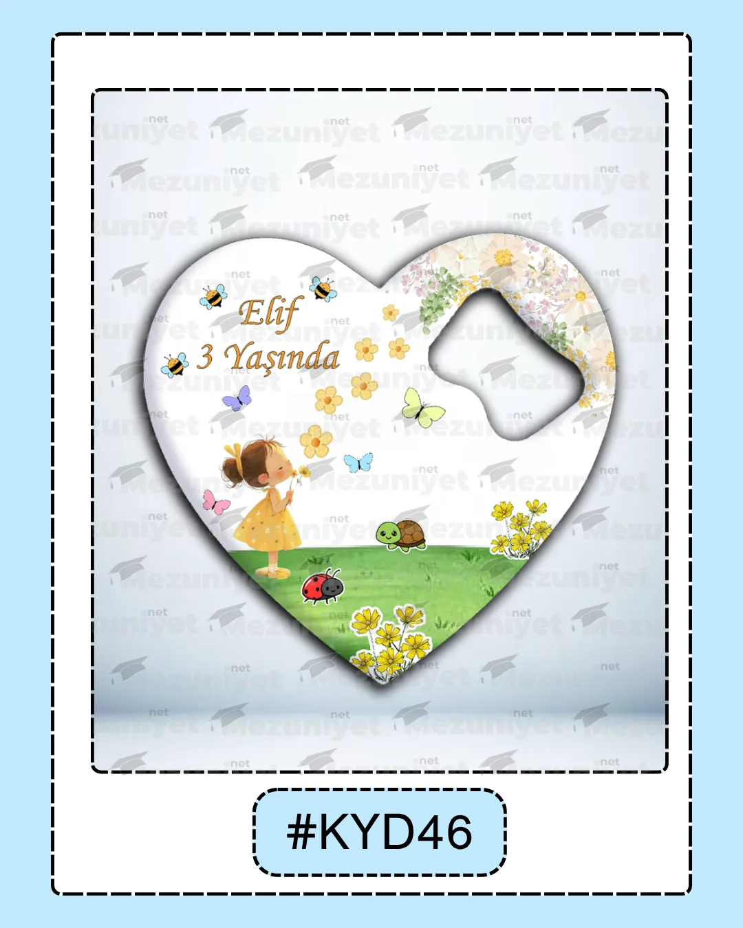Kız Yeni Doğan Magnet Modeli - KYD46 - Mezuniyet.Net