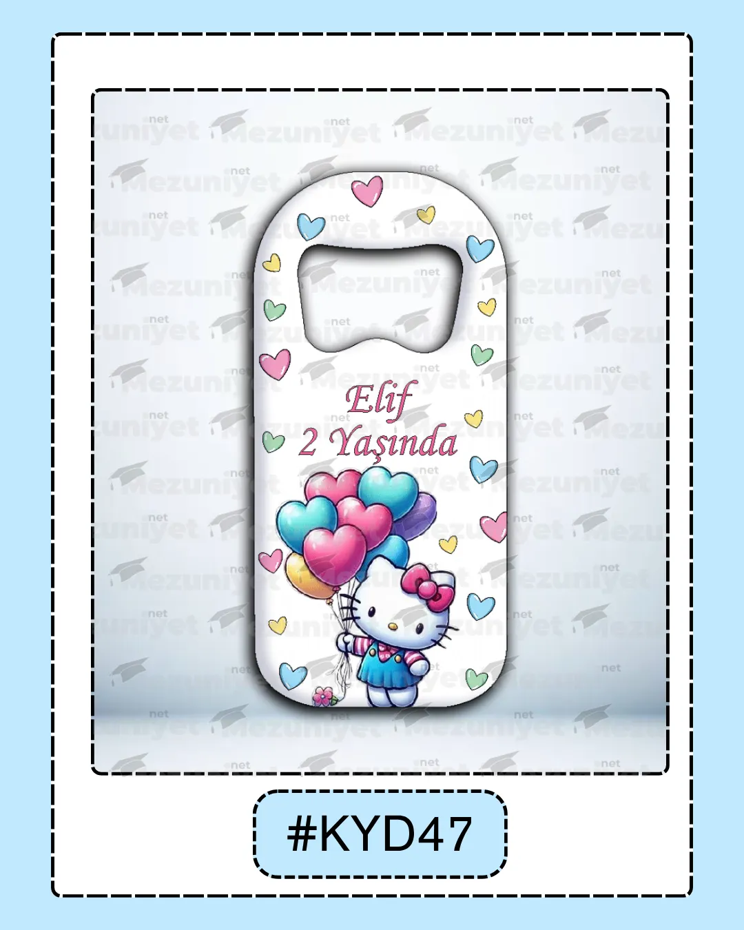 Kız Yeni Doğan Magnet Modeli - KYD47 - Mezuniyet.Net