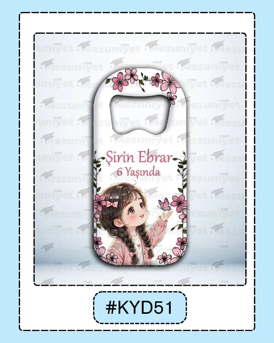 Kız Yeni Doğan Magnet Modeli - KYD51 - Mezuniyet.Net