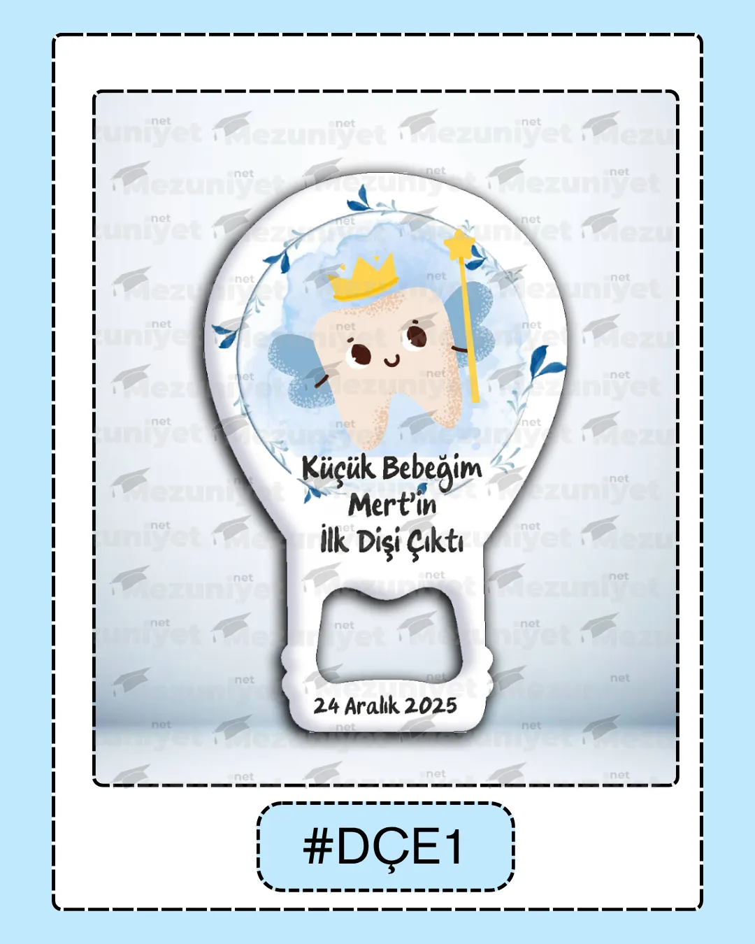 Diş Çıktı Magnetleri Erkek Model - DÇE1 - Mezuniyet.Net