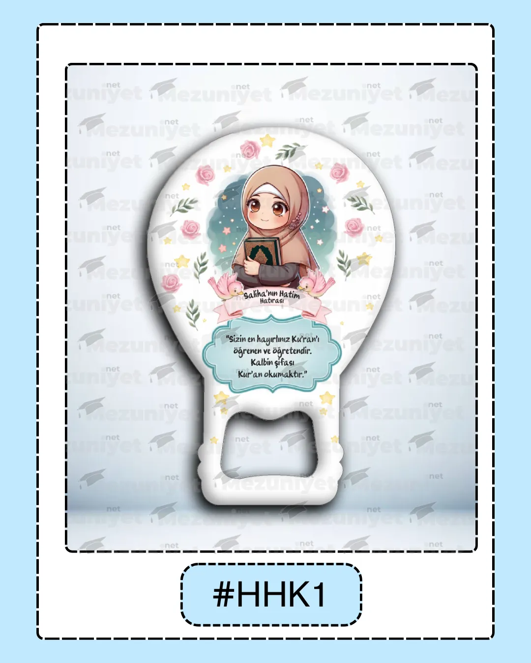 Kuran Okuma Hatırası Magnet - HHK1 - Mezuniyet.Net
