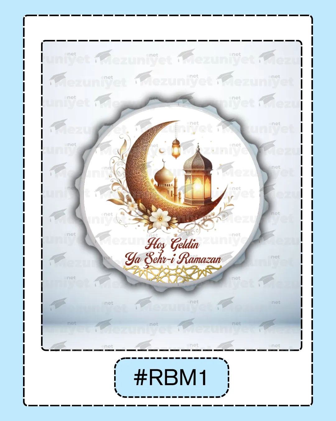 Ramazan Bayramı Magnetleri - RBM1 - Mezuniyet.Net