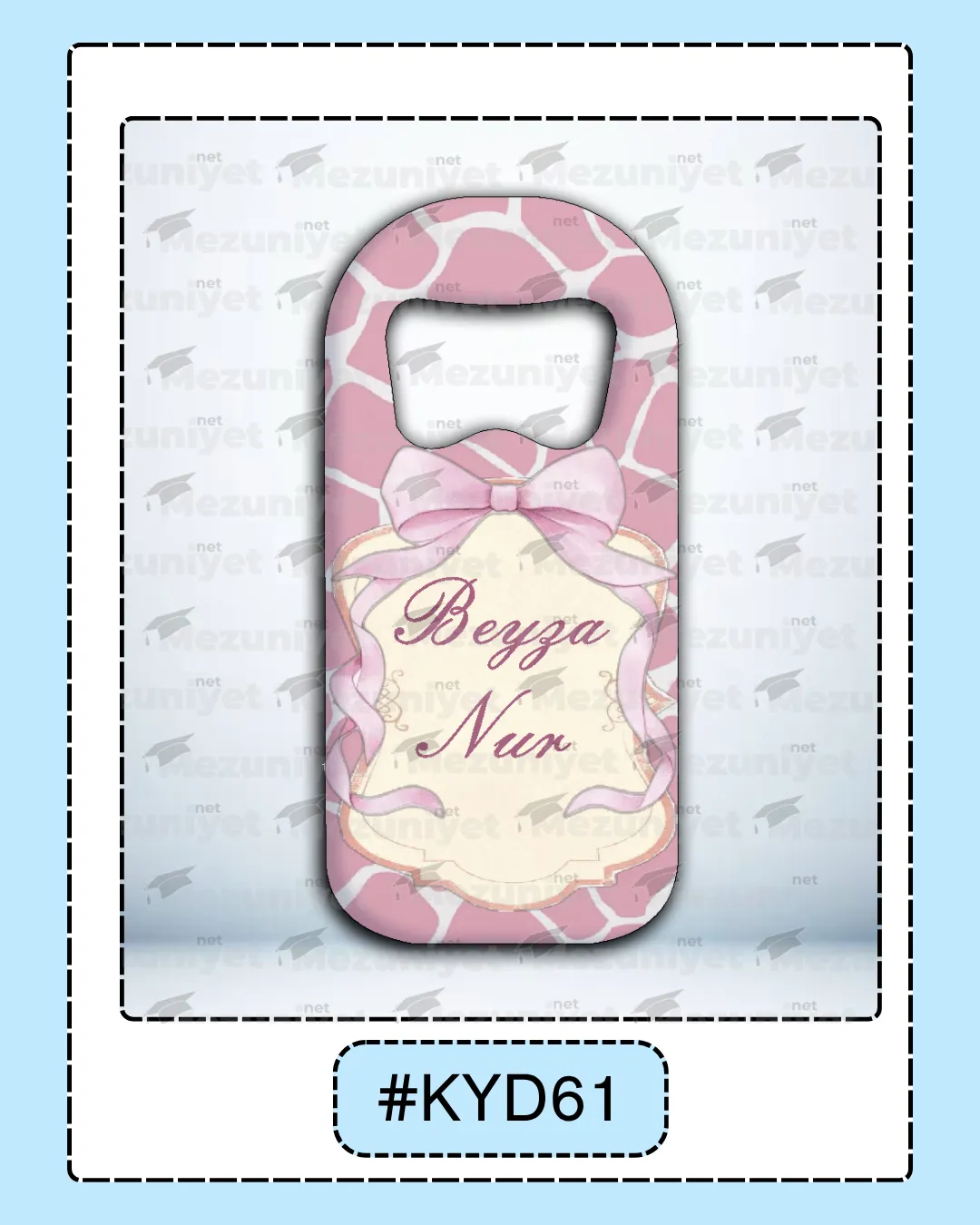 Kız Yeni Doğan Magnet Modeli - KYD61 - Mezuniyet.Net