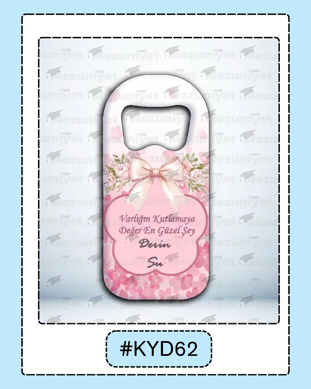 Kız Yeni Doğan Magnet Modeli - KYD62 - Mezuniyet.Net