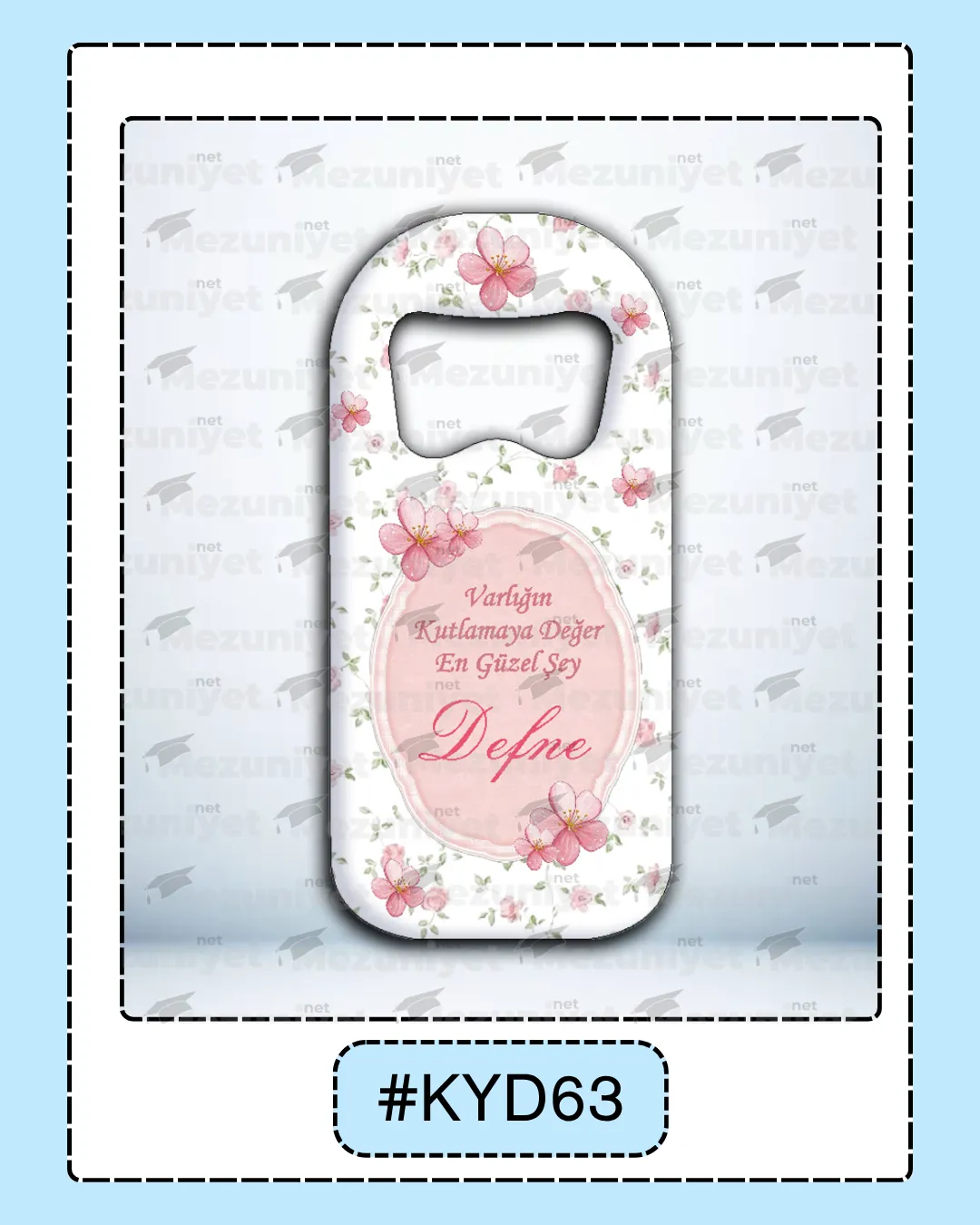 Kız Yeni Doğan Magnet Modeli - KYD63 - Mezuniyet.Net