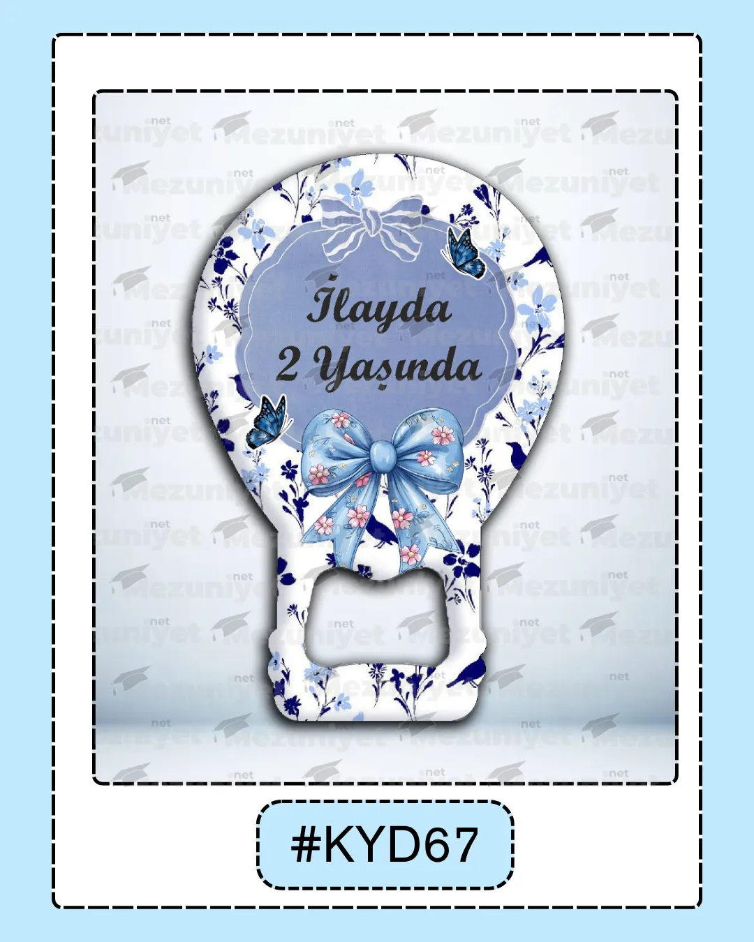 Kız Yeni Doğan Magnet Modeli - KYD67 - Mezuniyet.Net