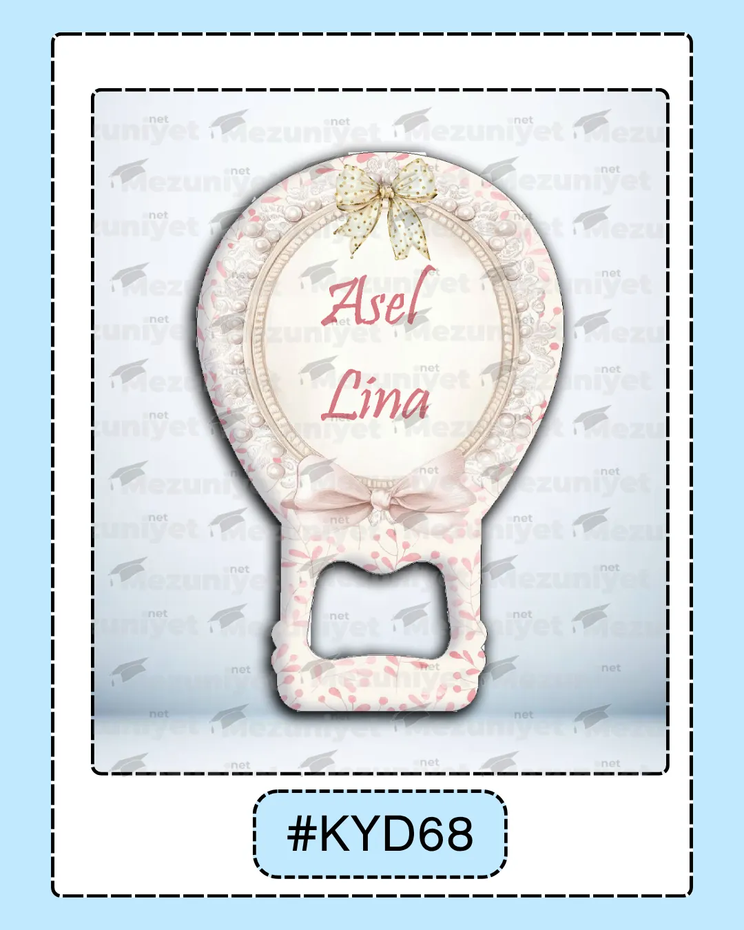 Kız Yeni Doğan Magnet Modeli - KYD68 - Mezuniyet.Net