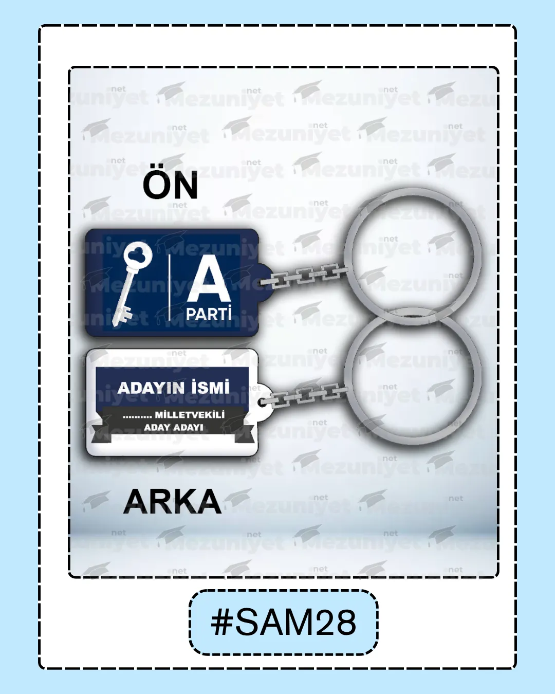 Seçin Promosyon Anahtarlıkları - SAM1 - Mezuniyet.Net