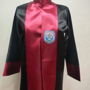 Siyah Bordo - İlkokul cübbe ve kep